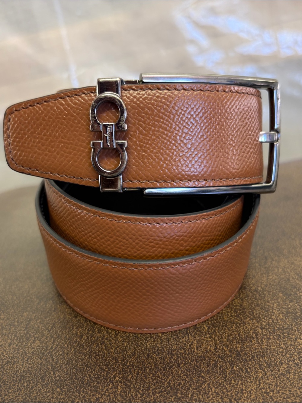 Multiple belts | Designer brands : Gucci & Ferragamo